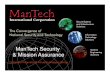ManTech Security & Mission Assurance · ManTech Security & Mission Assurance ... Introduction • ManTech SMA Project Manager Mark ShawMark Shaw Principal Forensics and Intrusion