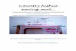 Country fushia sewing mat… - Overdale Fabrics · Lay the main sewing mat faced down, as lay the pocket faced up, sew together using ¼” seam allowance, repeat this process for