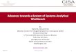 Topics Advances towards a System of Systems Analytical ... · Advances towards a System of Systems Analytical Workbench . By . Daniel A. DeLaurentis . Director, Center for Integrated