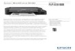 Epson WorkForce M100 - Printers2Go Epson Online Store€¦ · The Epson WorkForce M100 is a single-function monochrome integrated ink tank system printer with Ethernet connectivity