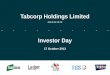 2006 Interim Results Presentation · 2017-03-22 · Draft version 15 (01-08-13) 1 Tabcorp Holdings Limited ABN 66 063 780 709 Investor Day 17 October 2013