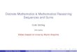 Discrete Mathematics & Mathematical Reasoning Sequences ... · Discrete Mathematics & Mathematical Reasoning Sequences and Sums Colin Stirling Informatics Slides based on ones by