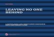 LEAVING NO ONE BEHIND - Global Partnership for Education · Global Partnership for Education’s approach to leaving no one behind in education The Global Partnership for Education