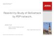 Feasibility Study of DoS attack by P2P network. · 2009-01-29 · 1200 Winny nodes are started, and P2P network for Winny is constructed. Make an index which includes IP address of