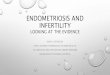 ENDOMETRIOSIS AND INFERTILITY - fertilitysymposium.comfertilitysymposium.com/.../2018/01/Endometriosis.pdf · mild/minimal endometriosis and infertility •toxic effect on gametes,