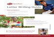 Letter Writing Guide - Open Doors USA · Writing Guidelines: Letter Writing Guide + Greeting cards, children’s artwork, and postcards are best. + To assist in translation, please