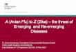 A (Avian Flu) to Z (Zika) Emerging and Re-emerging Diseases · Emerging and Re-emerging Diseases Dr Jharna Kumbang, Consultant in Communicable Disease Control ... Infectious while