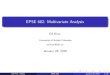 EPSE 682: Multivariate Analysis - Weebly · EPSE 682: Multivariate Analysis Ed Kroc University of British Columbia ed.kroc@ubc.ca January 28, 2020 Ed Kroc (UBC) EPSE 682 January 28,