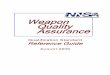 Weapon Quality Assurance - energy.gov€¦ · 2. Weapon Quality Assurance Engineer/Scientist shall demonstrate a working level knowledge of process control and statistical sampling