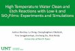 High Temperature Water as a Clean and Etch of SiO2 Films · 2018-11-20 · High Temperature Water Clean and Etch Reactions with Low-k and SiO 2 Films: Experiments and Simulations