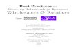 Best Practices for Working Relationships Between ...for. Working Relationships Between . Wholesalers & Retailers . JANUARY 2004 . REVISED December 2015 . A publication of Independent