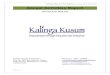 Annual Activities Report · Kalinga Kusum Foundation- Annual report 2015-2016 4 | P a g e Organisation Profile Kalinga Kusum Foundation is a non-profit initiative that addresses challenges