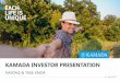KAMADA INVESTOR PRESENTATION TITLE (CPITAL LETTERS) Presentation 7 2017.pdf · KAMADA - COMPANY PROFILE (KMDA) 1. Market data as of July 5, 2017. 2. As of June 30, 2017 3. As of December