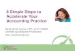 8 Simple Steps to Accelerate Your Accounting Practice · 8 Simple Steps to Accelerate Your Accounting Practice Sandi Smith Leyva, CPA, CITP, CGMA, Certified QuickBooks ProAdvisor,