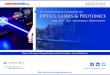 th International Conference on Optics, Lasers & …... INVITATION Dear Attendees, We are glad to announce the 16th International Conference on Optics, Lasers & Photonics to be held
