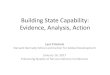 Building State Capability: Evidence, Analysis, Action › files › bsc › files › pritchett... · PDF file 2017-01-20 · 100 90 90 90 60 43 30 9.2 21.2 0 0 10 20 30 40 50 60