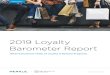 2019 Loyalty Barometer Report - Amazon S3 › media.mediapost.com › uploads › Merkl… · While responses still indicate a “loyalty comfort zone” in traditional points-based