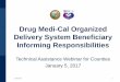 Drug Medi-Cal Organized Delivery System Beneficiary ...publichealth.lacounty.gov › sapc › HealthCare › StartODS › ... · throughout the process. –Include information about