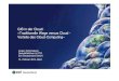 GIS in der Cloud: »Traditionelle Wege versus Cloud - Vorteile des … · 2016-07-15 · 10 Cloudcomputing – eine Definition Cloud-Computing(selten auch: Rechnerwolke) umschreibt