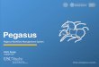 Pegasus - SciTech › presentations › 2017 › Pegasus... · PDF file pegasus-transfer •Pegasus’ internal data transfer tool •Supports many different protocols •Directory