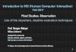 Introduction to HCI (Human Computer Interaction) › nmahyar › wp-content › uploads › ... Introduction to HCI (Human Computer Interaction) 1 Fall 2019 Filed Studies: Observation