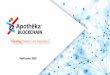 BLOCKCHAIN · Solution: A Turn-key Blockchain Module ApothēkaIntegrates with Electronic Medical Records Systems or clinical systems and transforms them into secure Blockchain ecosystems