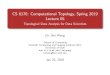 CS 6170: Computational Topology, Spring 2019 …beiwang/teaching/cs6170-spring-2019/...CS 6170: Computational Topology, Spring 2019 Lecture 05 Topological Data Analysis for Data Scientists