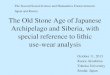 Japan and Russia The Old Stone Age of Japanese ... › news › jinbun2 › i › 2_13.pdfThe Old Stone Age of Japanese Archipelago and Siberia, with special reference to lithic use-wear