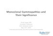 Monoclonal Gammopathies and Their Significance · PDF file 2019-06-05 · International Kidney and Monoclonal Gammopathy Monoclonal Gammopathies and Their Significance. Disclosure