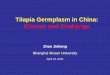 Tilapia Germplasm in China: Chance and Challenges/ZhaoGermplasm.pdf · strain by Shanghai Ocean University and collaborators. Eight generations of mass selection on growth rate and