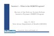 Session 1 What is the DSRIP Program? Review ... - New Jersey NJ DSRIP... · 7/17/2013  · disease prevention and health promotion for New Jersey for the next decade. New Jersey’s