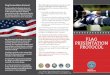 Flag Presentation Protocol Brochure · Occasionally, the family does not choose to have a military presence at the funeral, but does request presentation of the American flag by the