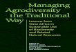 Managing Agrodiversity the Traditional Wayarchive.unu.edu › unupress › sample-chapters › Agrodiversity.pdf · Agrodiversity refers to the processes and products of agricultural
