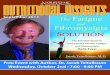 Free Event with Author, Dr. Jacob Teitelbaum Wednesday ... › assets › attachment-(3).pdf · From Fatigued to Fantastic! His newest book is The Fatigue and Fibromyalgia Solution