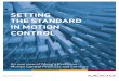 SETTING THE STANDARD IN MOTION CONTROL · Servomotors, servodrives, servoactuators, machine controllers and customised linear actuation packages for high speed and high-performance