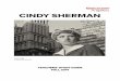 CINDY SHERMAN - Amazon S3s3-us-west-2.amazonaws.com › ... › 11 › 14175950 › cindy-sherman-st… · Cindy Sherman was born January 19, 1954, in New Jersey. She is the youngest