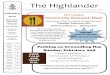 The Highlander - punxsypc.netpunxsypc.net/.../uploads/...Highlander-Newsletter.pdf · The Highlander February 2014 Mark Your Calendars February 4th 1st Tuesday Community Meal February