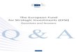The European Fund for Strategic Investments (EFSI) · 2018-03-29 · Investment Offensive. The European Fund for Strategic Investments (EFSI) will mobilise additional investments