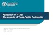 Agriculture in RTAs: The example of Trans-Pacific Partnership · 06-07-2017  · The example of Trans-Pacific Partnership Ekaterina Krivonos, Trade and Markets Division, FAO IAMO