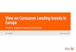 View on Consumer Lending trends in Europe in...View on Consumer Lending trends in Europe Jan Dodion TFI event –Fairness in Consumer Credit Markets Lund, 09 May 2019. 1. Developments