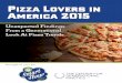 Unexpected Findings From a Generational Look At …...Smart Flour Foods collaborated with The Center for Generational Kinetics to uncover emerging pizza trends across restaurants and