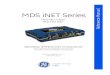 MDS iNET Series Reference Manual - GE Grid Solutions · 2014-04-09 · Reference Manual MDS 05-2806A01, Rev. K FEBRUARY 2014 Wireless IP/Ethernet Transceiver iNET-II 900 Firmware