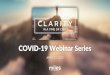 COVID-19 Webinar Series€¦ · COVID- 19 COMMUNICATION CENTER • Miles COVID -19 Webinar Series • • • • Clarity in a Time of Crisis: COVID- 19 Webinar #3 