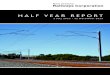 HALF YEAR REPORT - KiwiRail › assets › Uploads › ... · HALF YEAR REPORT 1 July 2013 - 31 December 2013. Chairman’s Report 2 Unaudited Financial Statements 3 Contents. 