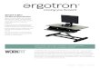 WorkFit-Z Mini Sit-Stand Workstation - Ergotron · 2020-03-12 · WorkFit-Z Mini Sit-Stand Workstation • Offers a sit-stand solution with everything you need, like a phone and tablet