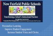 New Fairfield Public Schools - CABE · New Fairfield Public Schools Transforming a School’s Instructional Practices Personalize Learning ... Scoopit.com on Homo Erectus Planning