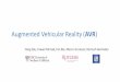 Augmented Vehicular Reality - Microsoft...Augmented Vehicular Reality (AVR) Hang Qiu, Fawad Ahmad, Fan Bai, Marco Gruteser, Ramesh Govindan Reliable Autonomous Driving Human drivers