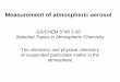 GS/CHEM 5740 3.00 Selected Topics in Atmospheric Chemistry 6 2006.pdf · Selected Topics in Atmospheric Chemistry The chemistry and physical chemistry of suspended particulate matter