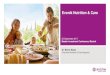 Evonik Nutrition & Care · Pharma and health care Pharma: ~5% Other 1. Expected end market growth rates p.a. according to industry reports and Evonik estimates ... Low-cost feed formulation