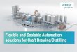 Flexible and Scalable Automation solutions for Craft ... › brewersassoc › wp... · •Flexible Automation systems need to be seamlessly scalable and flexible for all areas of